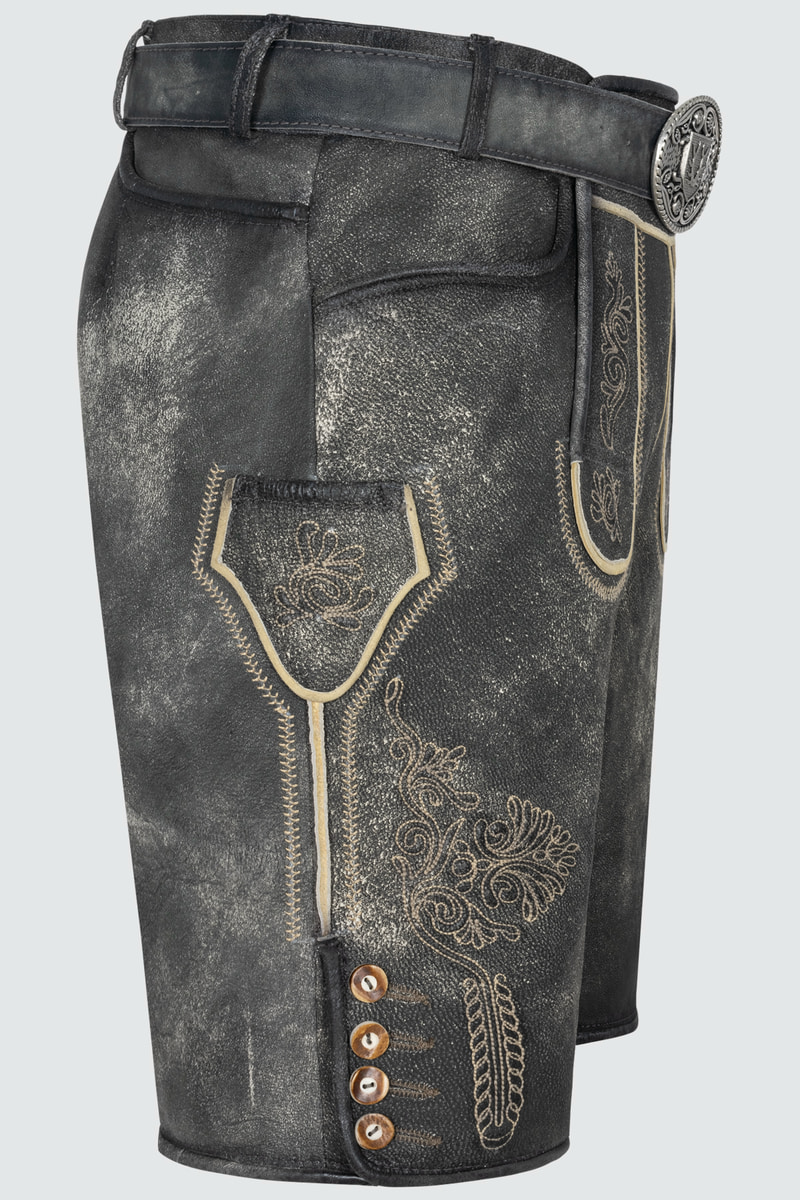Lederhose Kieran mit Gürtel