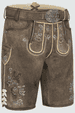 Lederhose Ulli with belt