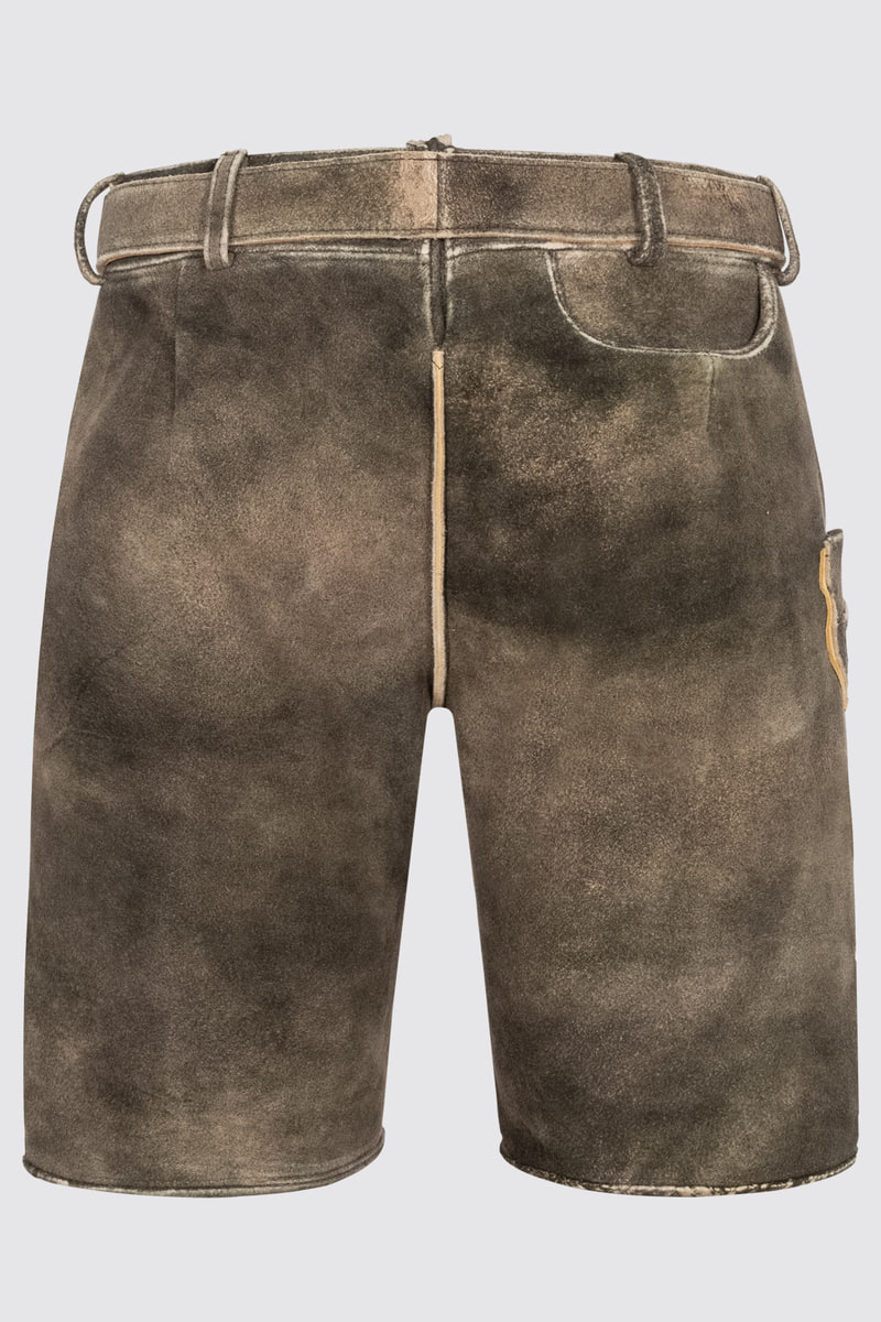 Lederhose Pino mit Gürtel