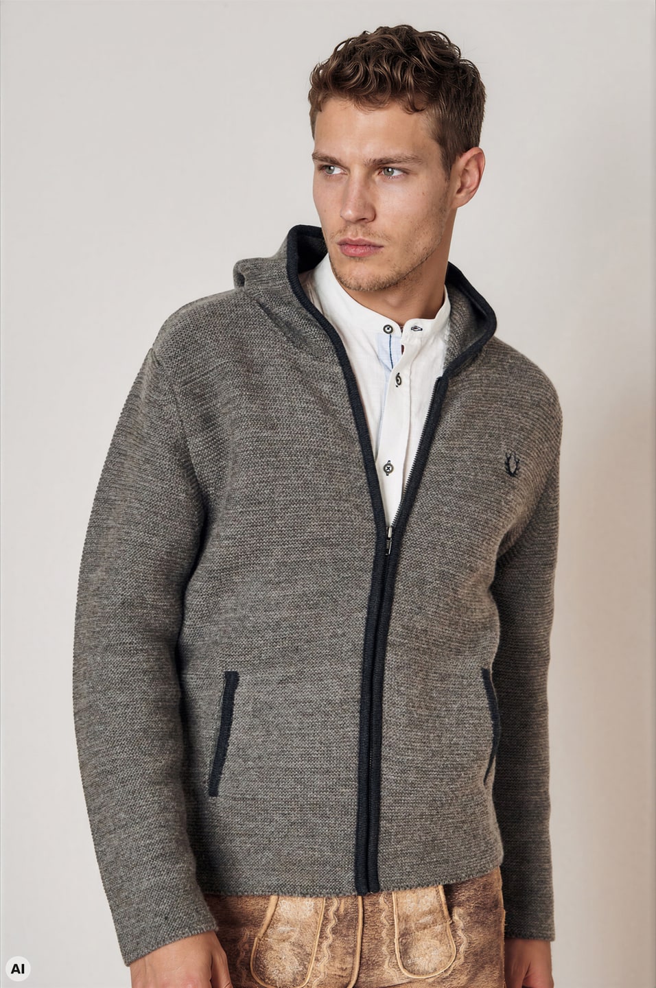 Strickjacke Leopold