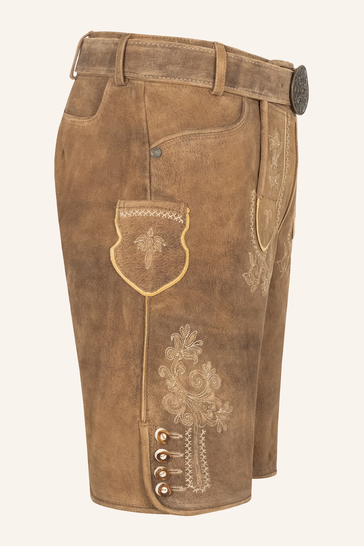 Lederhose Roberto mit Gürtel