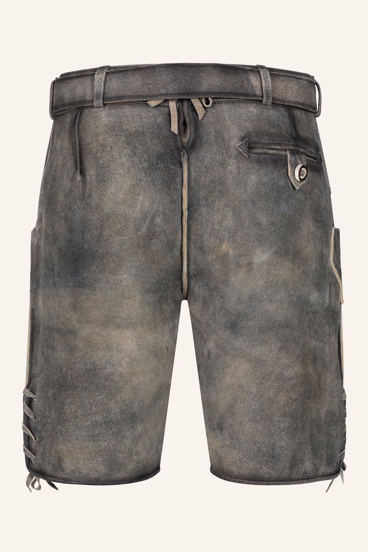 Lederhose Melo mit Gürtel