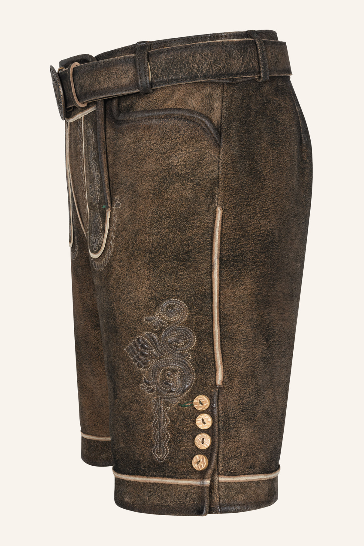 Lederhose Waris with belt
