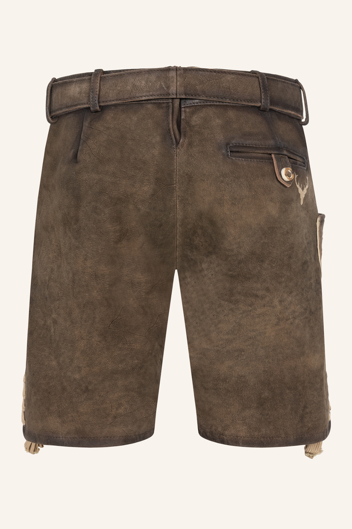 Lederhose Werner mit Gürtel