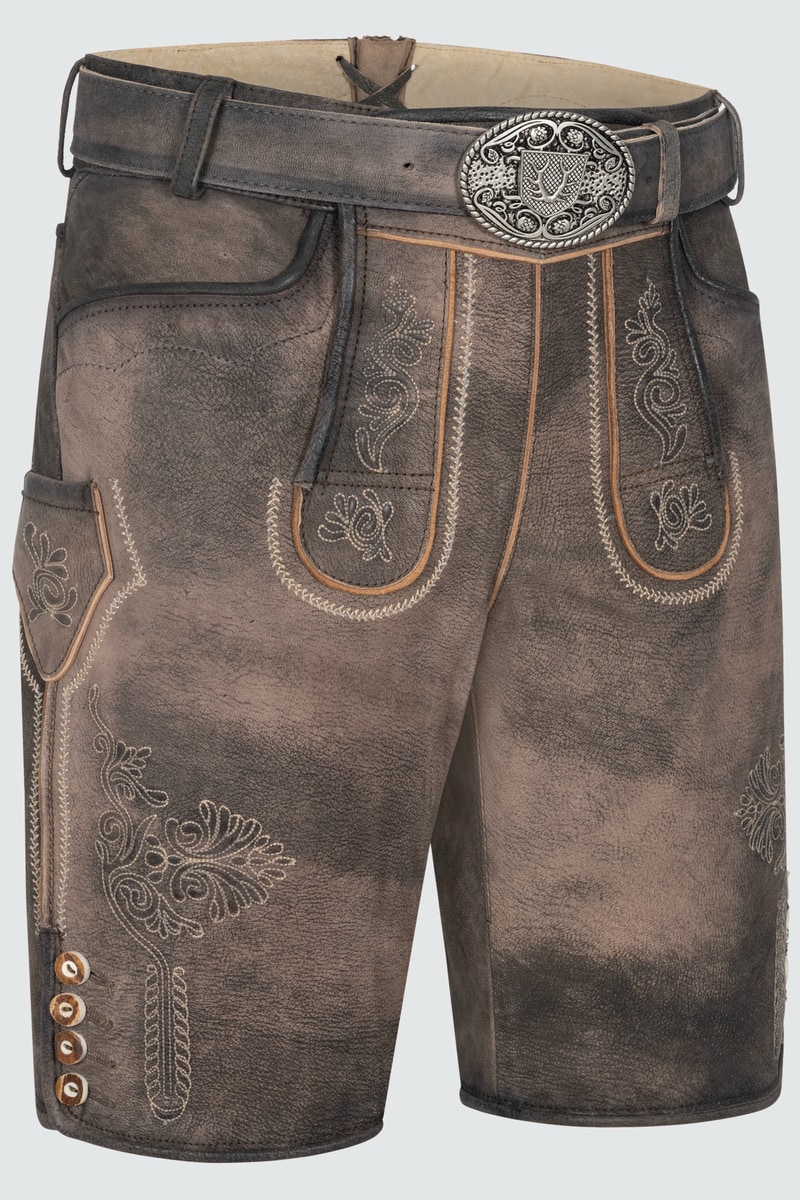 Lederhose Brody mit Gürtel