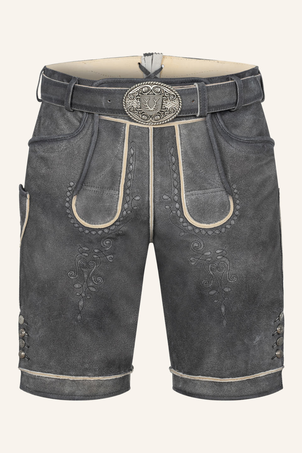 Lederhose Kuno with Belt