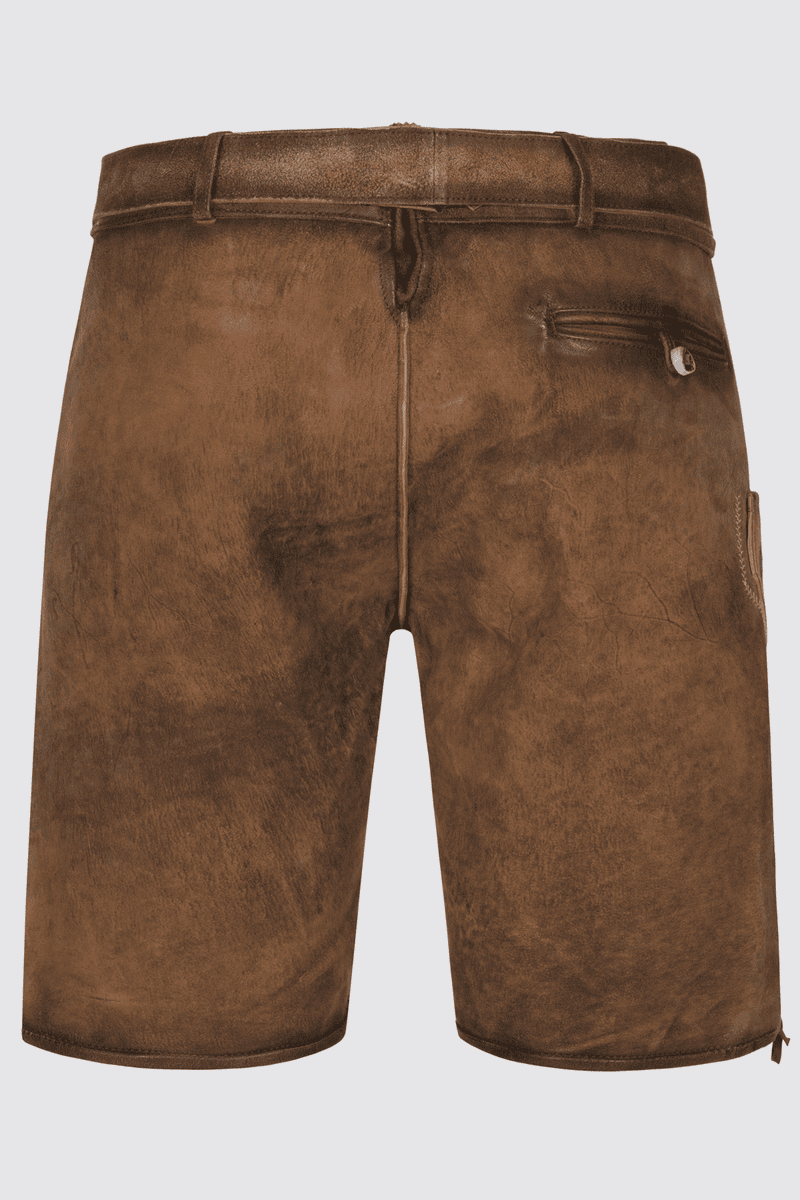 Lederhose Benjamin mit Gürtel