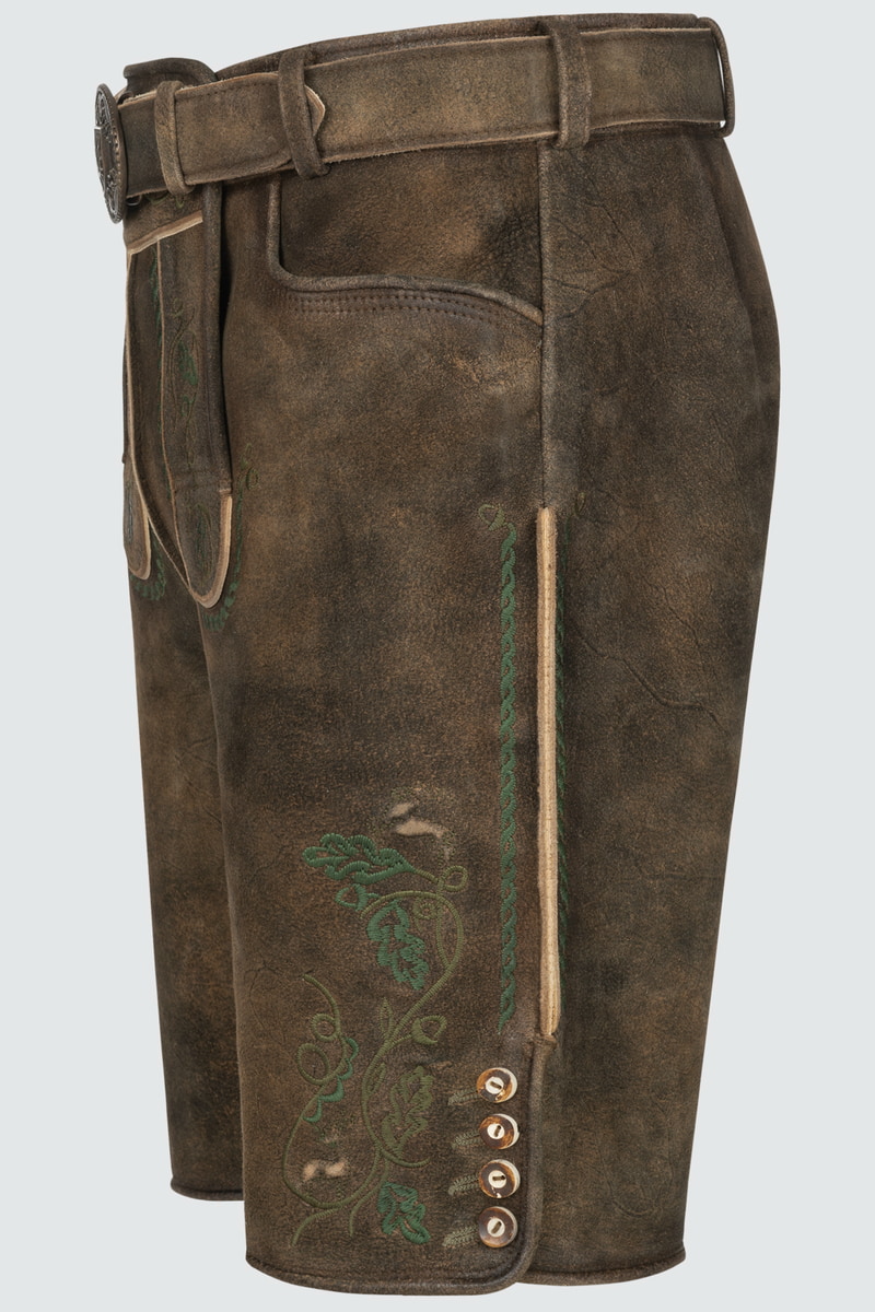 Lederhose Tarius mit Gürtel