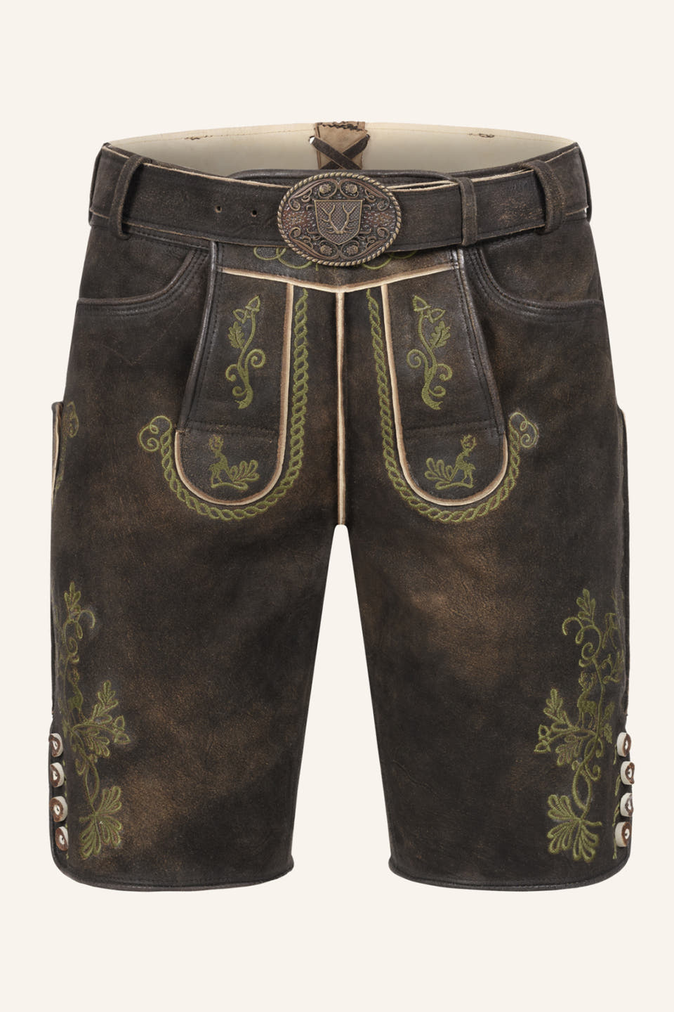 Lederhose Milian with belt