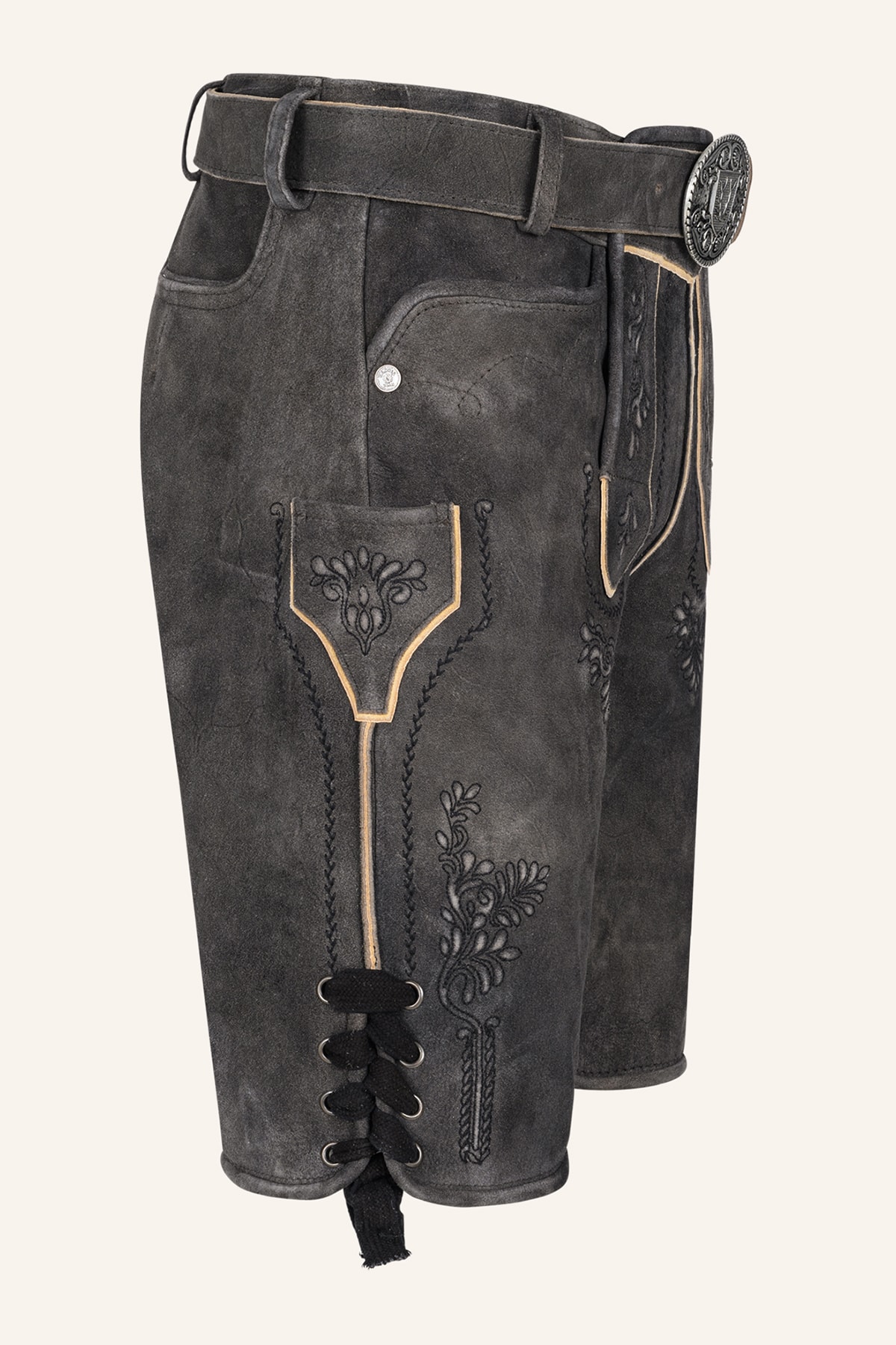Lederhose Marenor mit Gürtel