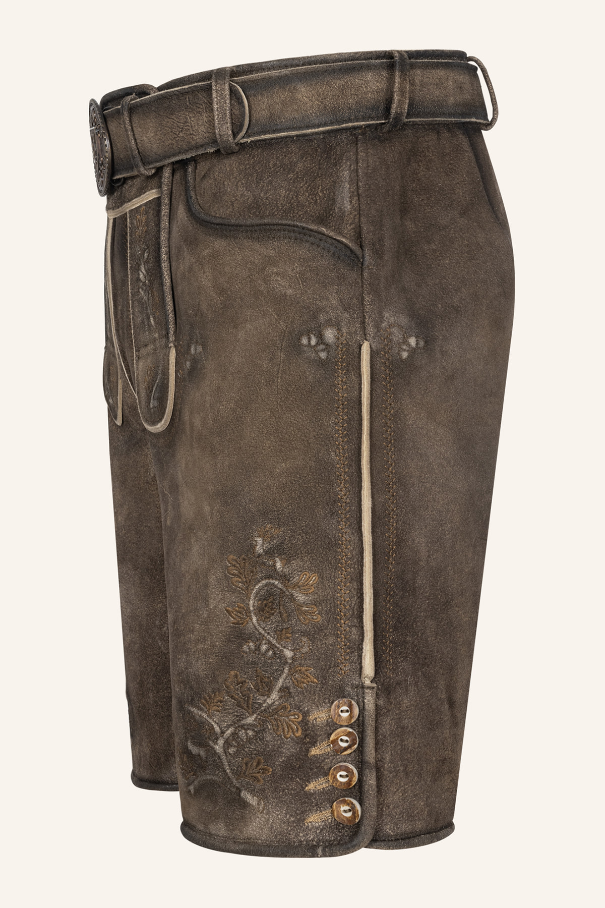 Lederhose Wanja mit Gürtel