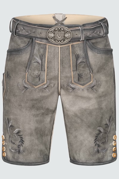 Lederhose Chris mit Gürtel