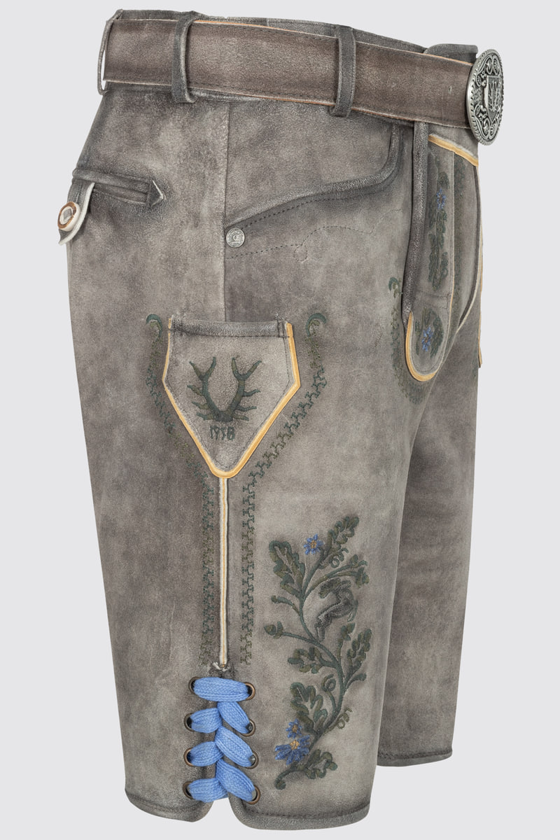 Lederhose Charlie mit Gürtel
