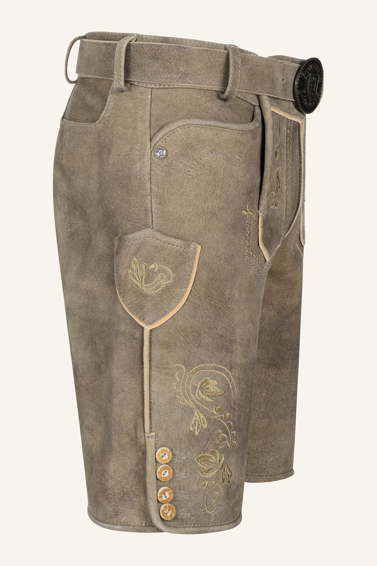 Lederhose Iwan mit Gürtel