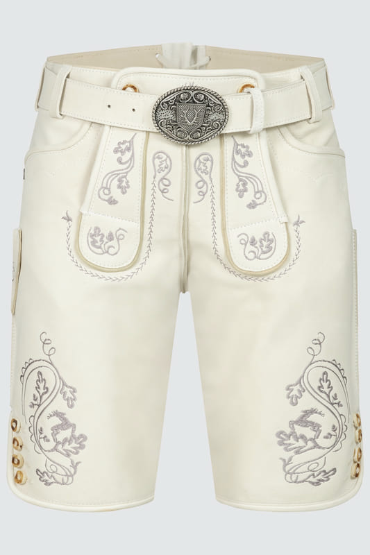 Lederhose Evan mit Gürtel günstig online kaufen