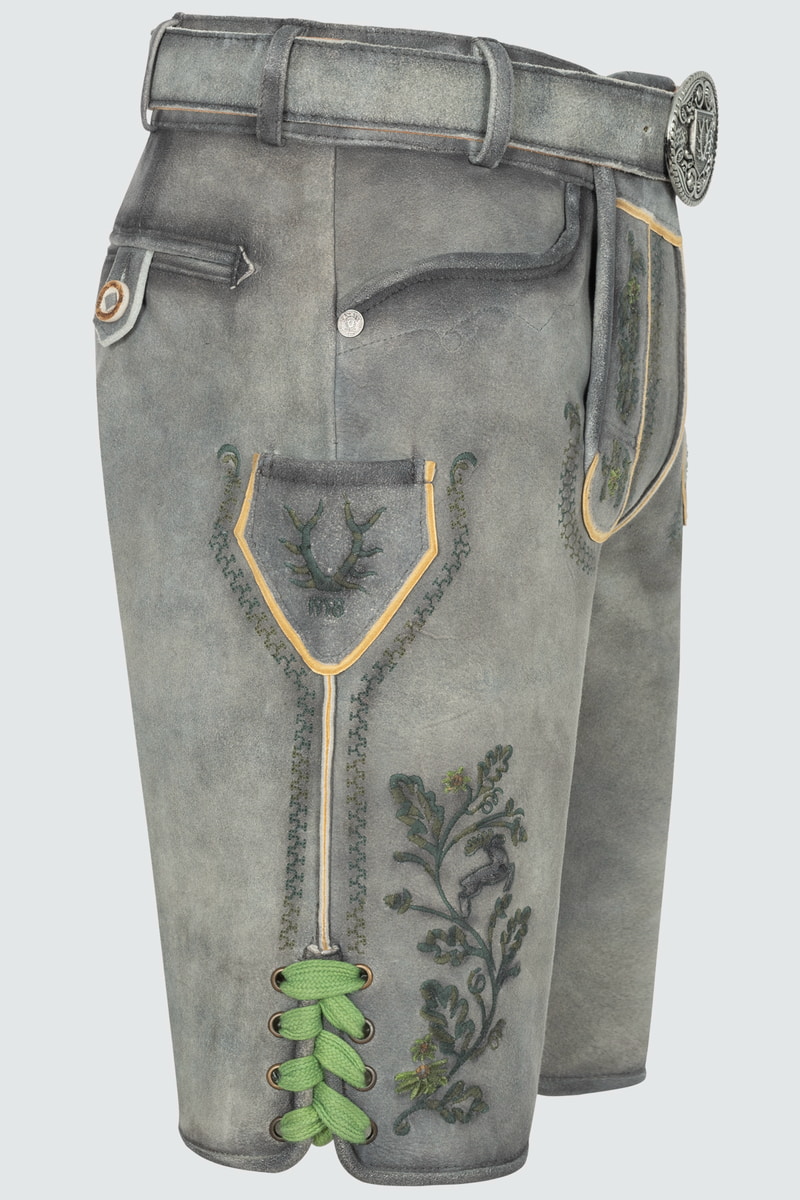 Lederhose Charlie mit Gürtel