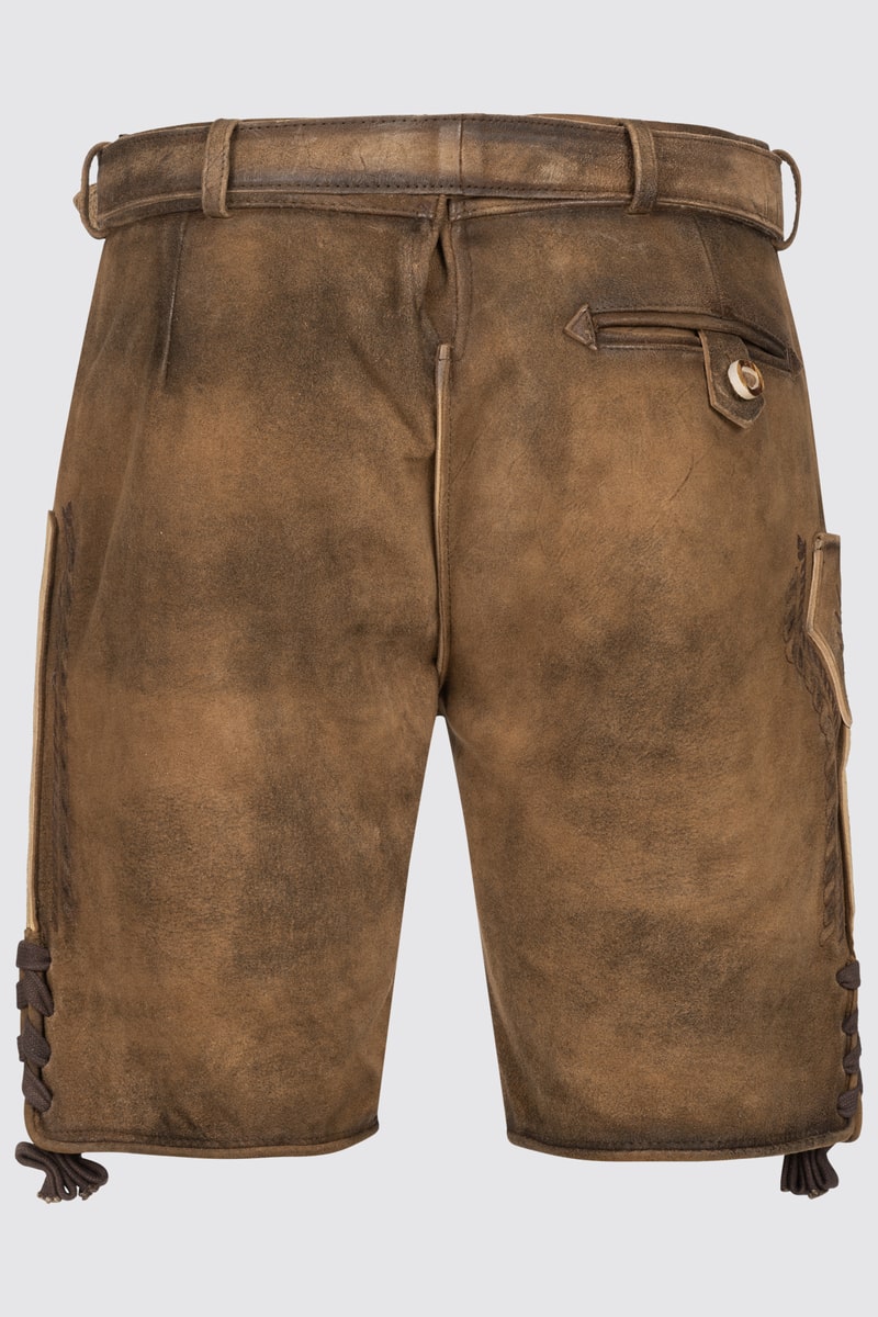 Lederhose Marino mit Gürtel