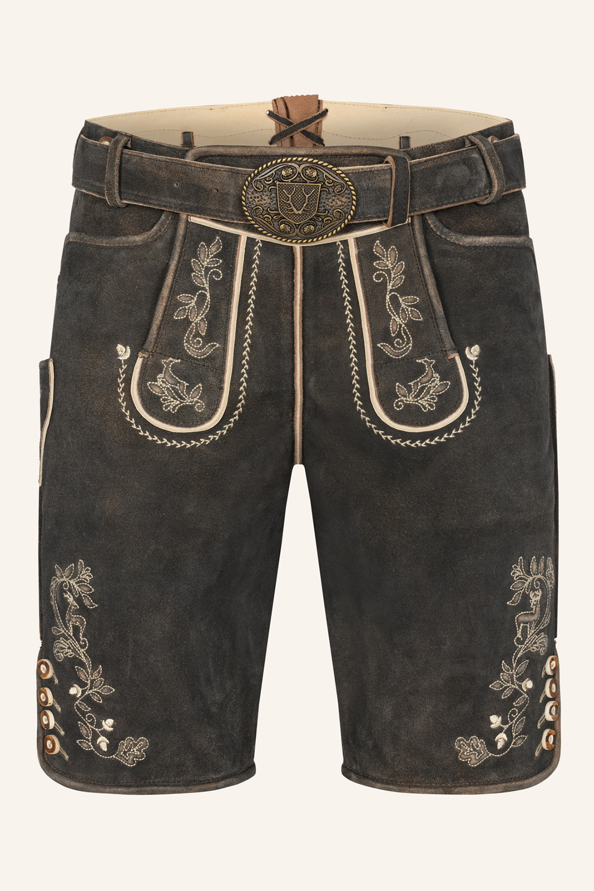 Lederhose Arendt mit Gürtel