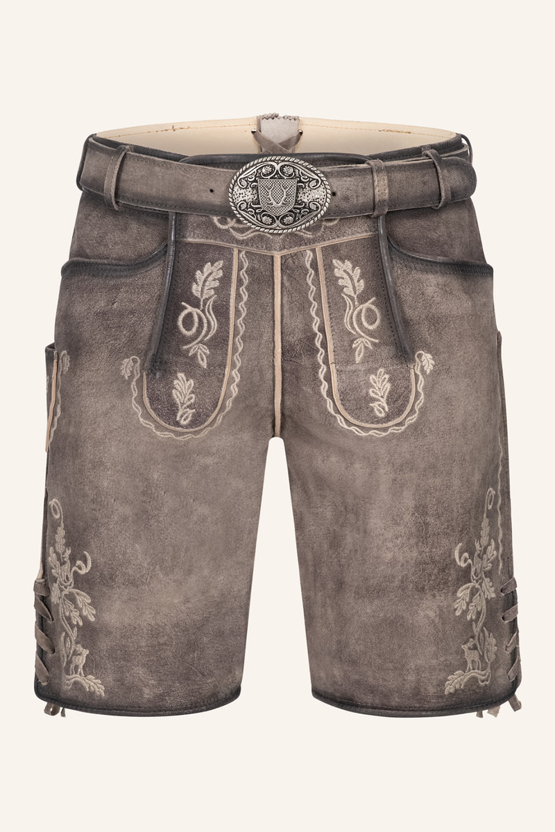 Lederhose Ulli mit Gürtel