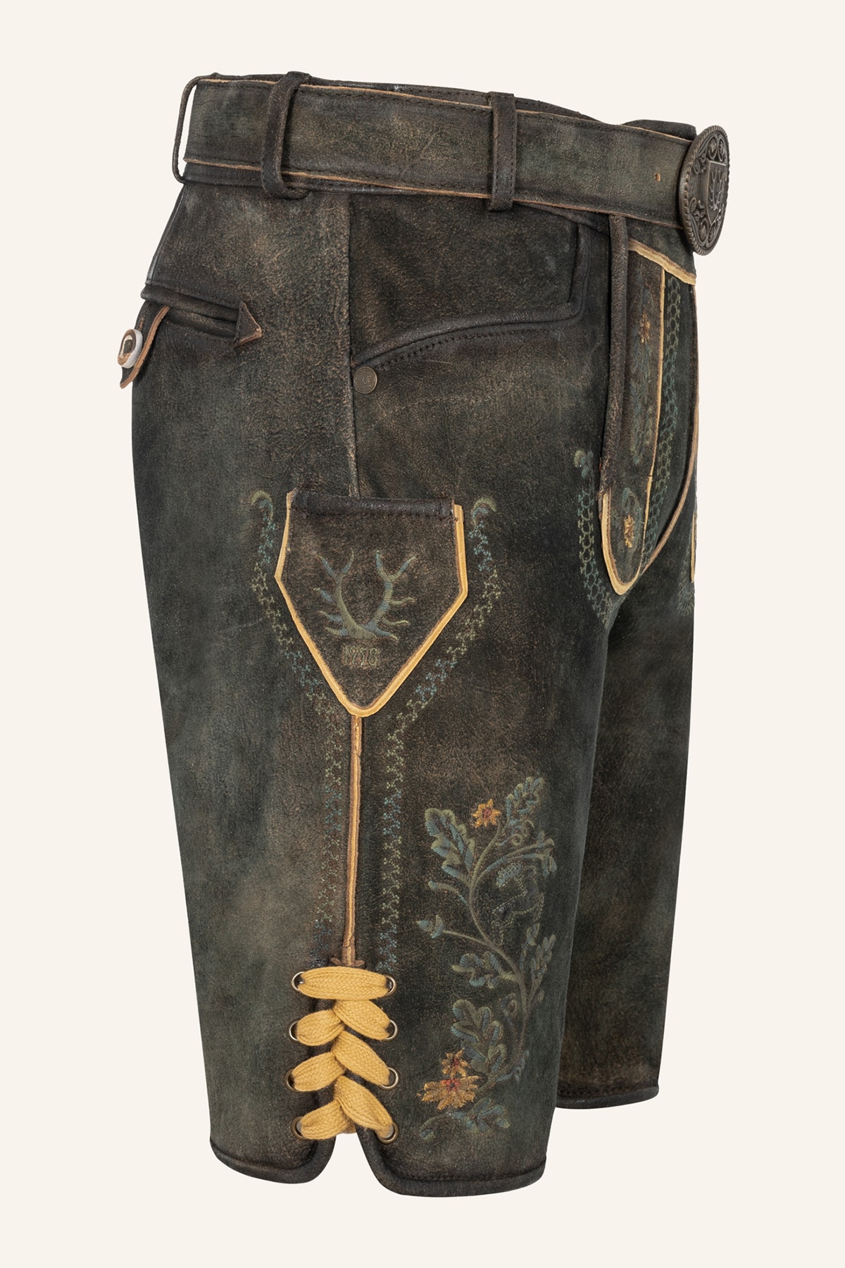 Lederhose Charlie mit Gürtel