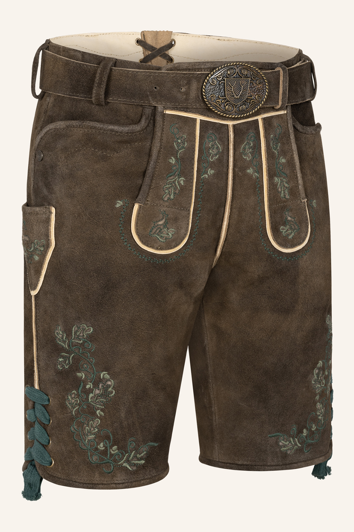 Lederhose Trever mit Gürtel