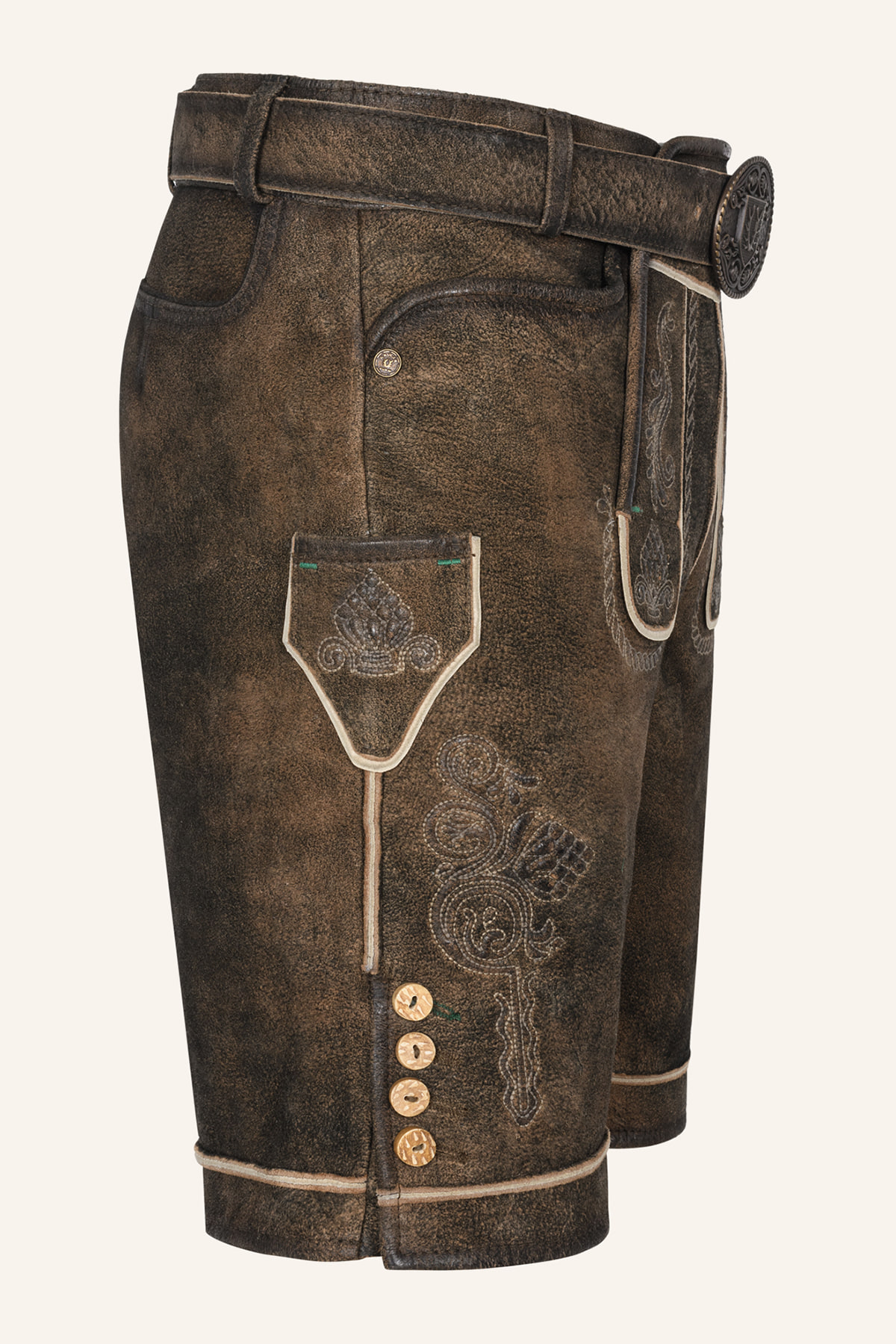 Lederhose Waris with belt