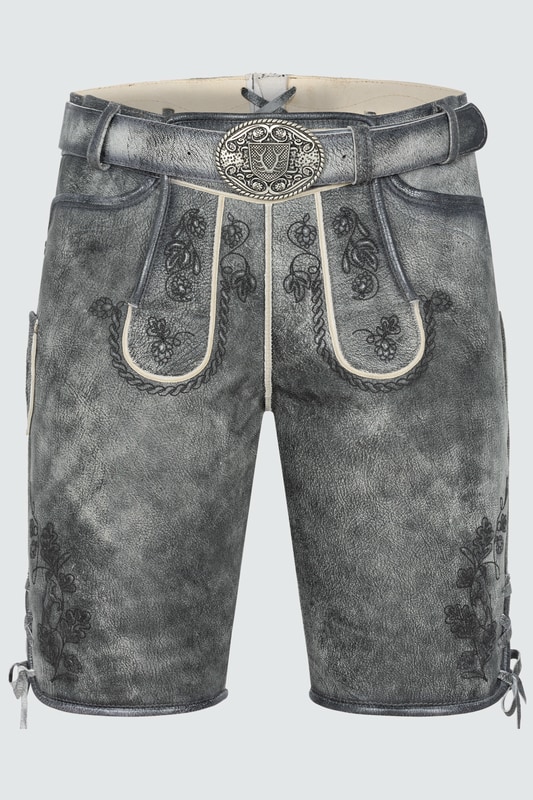 Lederhose Okko mit Gürtel günstig online kaufen