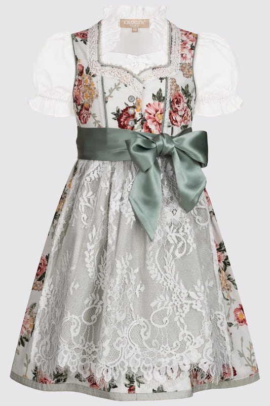 Kinderdirndl Julea in ecru im Krüger Dirndl Online Shop
