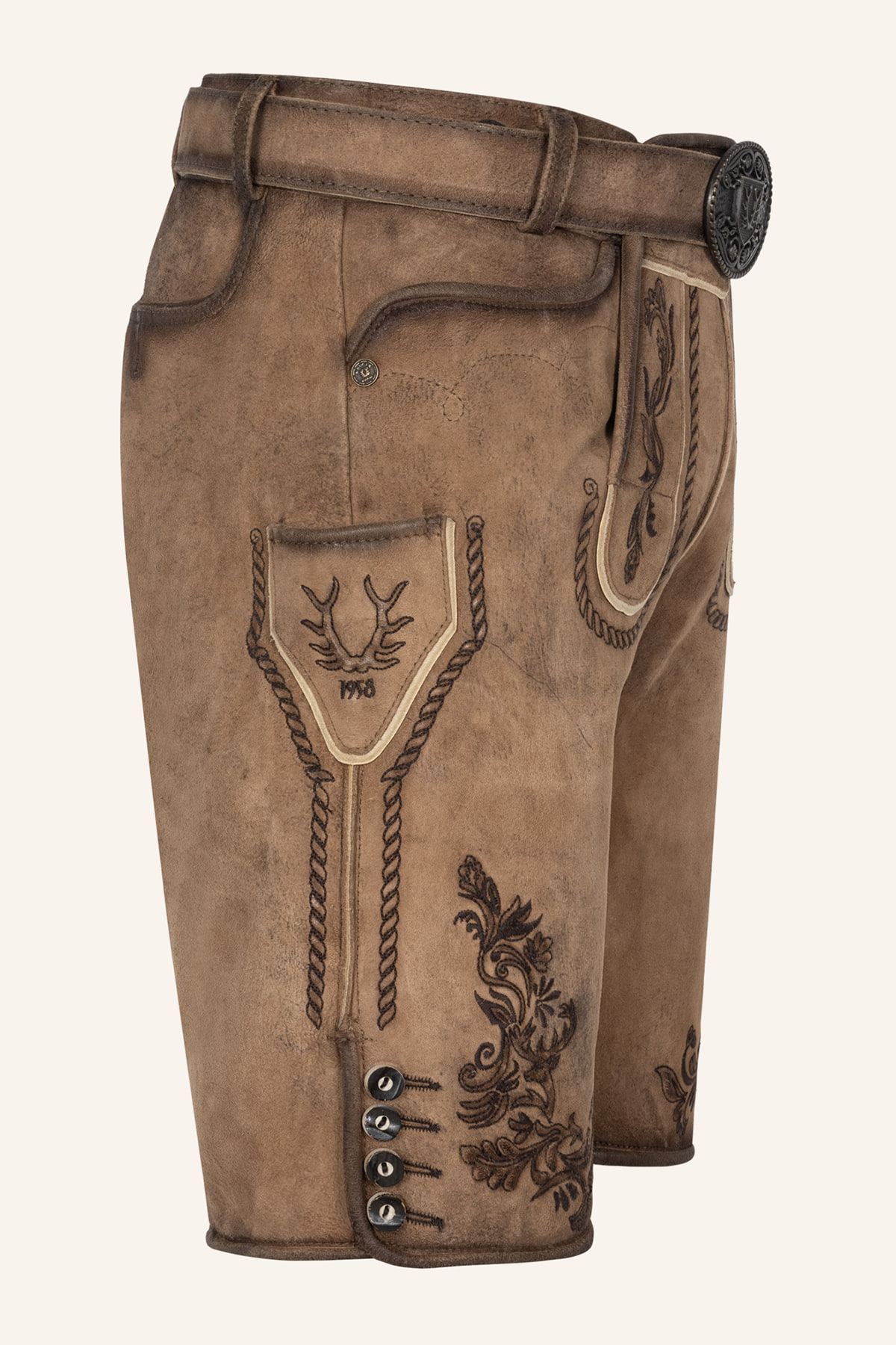 Lederhose Devian with belt