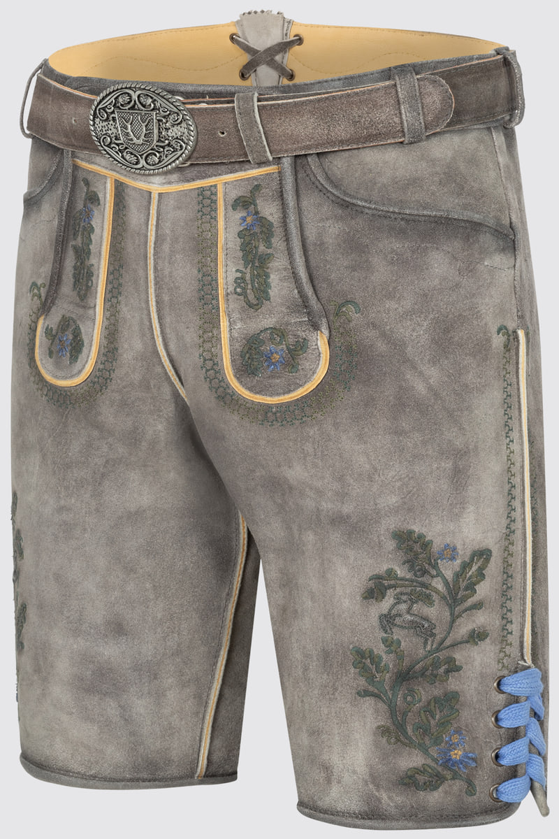 Lederhose Charlie mit Gürtel