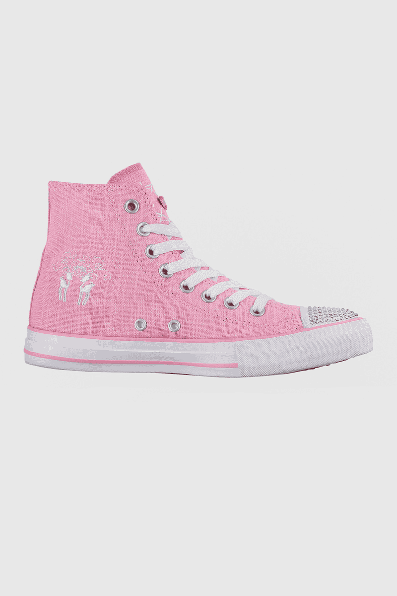 Sneaker Glitter Toe-Cap 