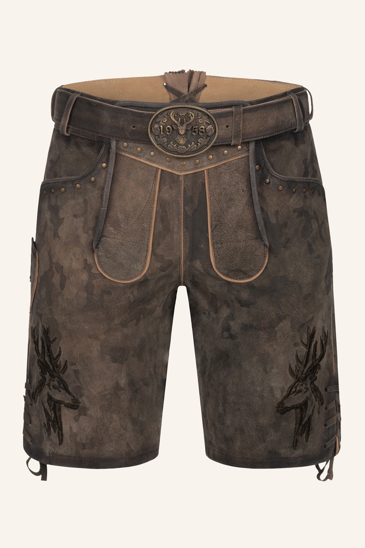 Lederhose Matze with belt 