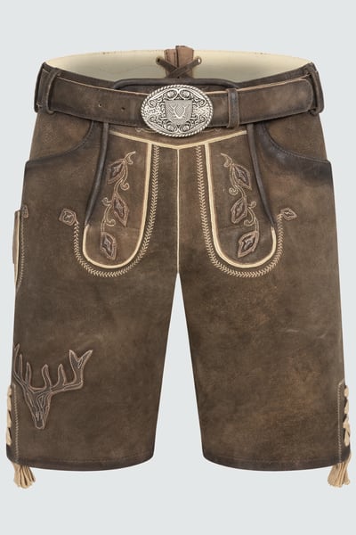 Lederhose Werner with belt