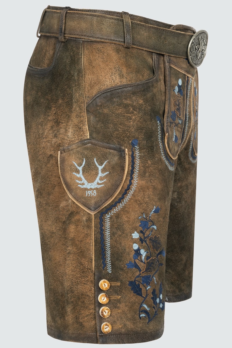 Lederhose Azzuro with belt