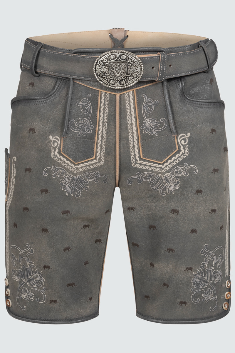 Lederhose Lui mit Gürtel