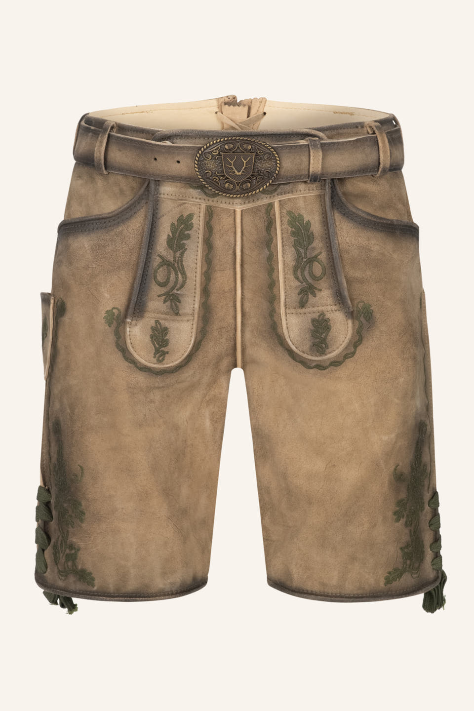 Lederhose Ulli with belt