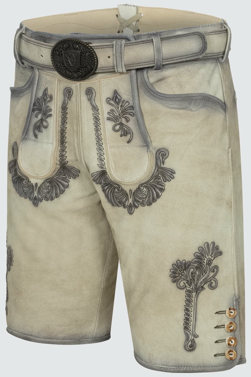 Lederhose Aric mit Gürtel