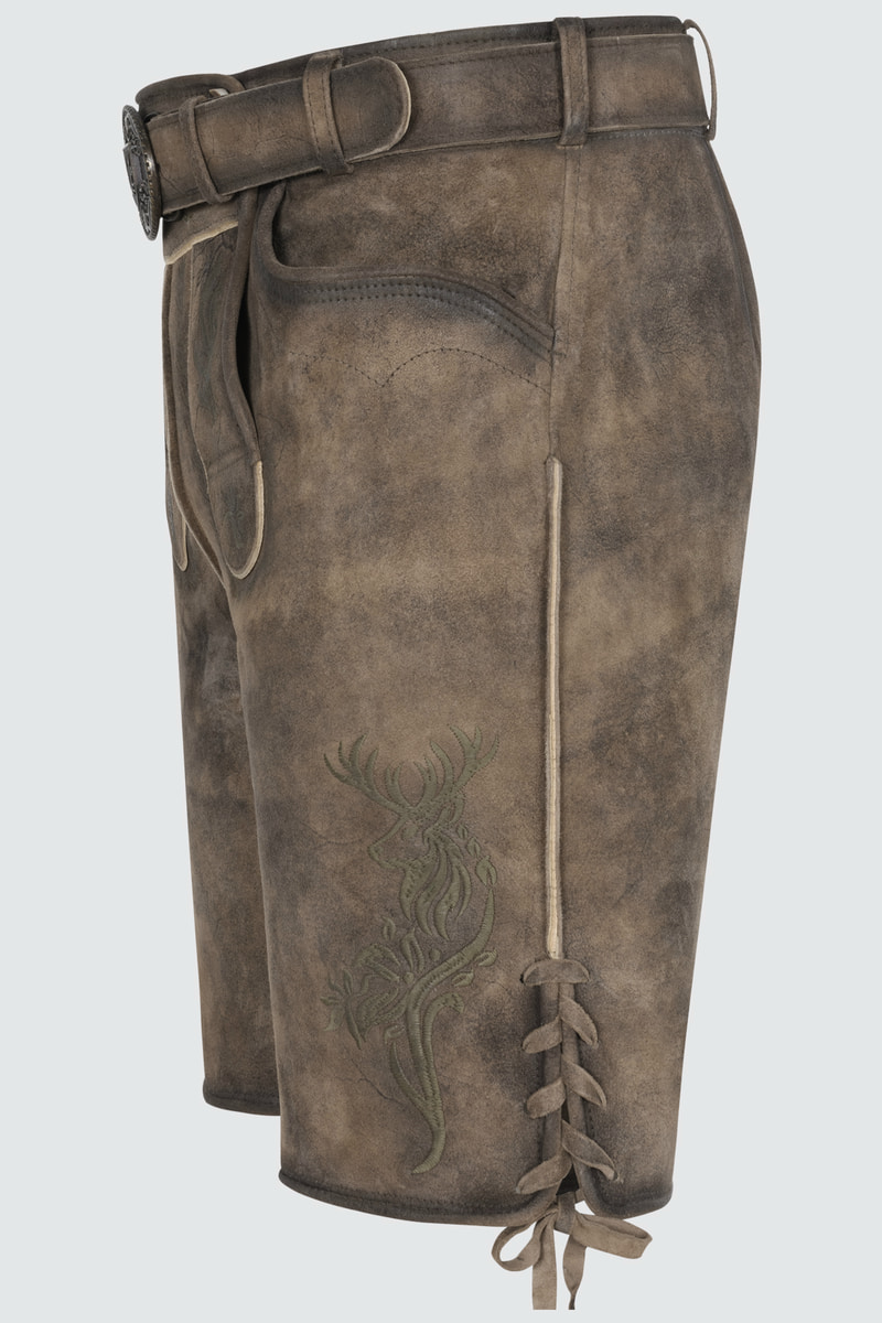 Lederhose Diran mit Gürtel