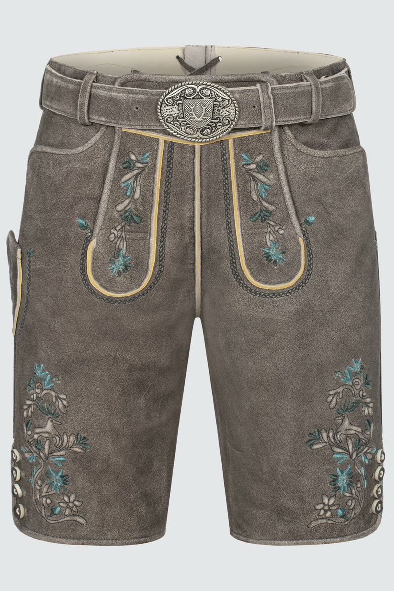 Lederhose Jorrit mit Gürtel