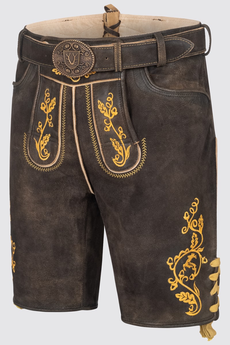 Lederhose Tilo mit Gürtel