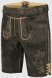 Lederhose Charlie mit Gürtel